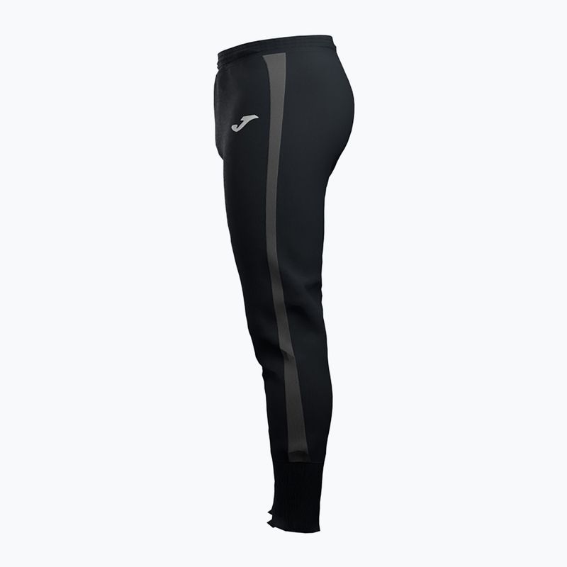 Pánske tenisové nohavice Joma Challenge black/dark grey 3