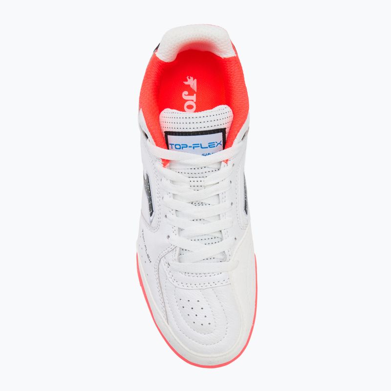 Pánske futbalové kopačky Joma Top Flex Rebound TF white / fluor coral 5