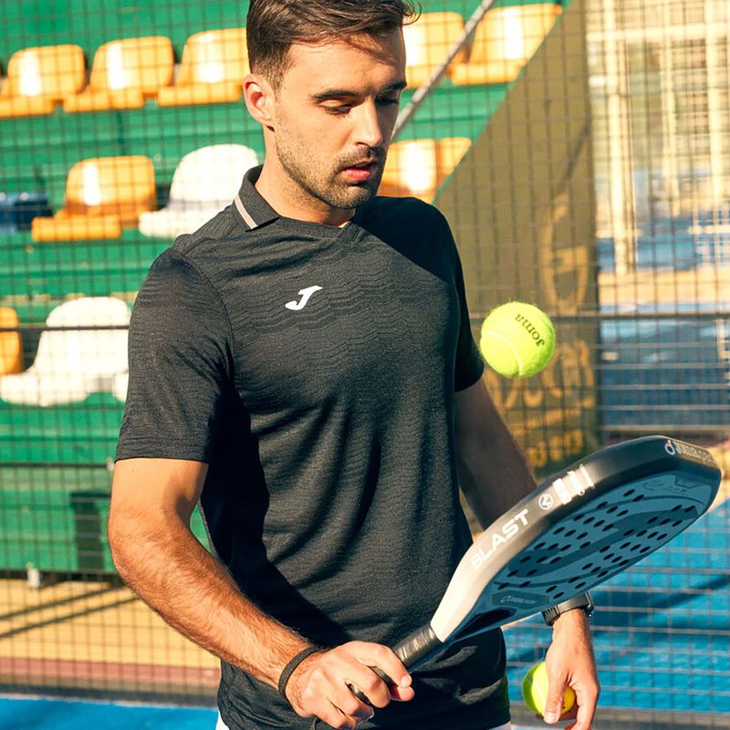 Pánske tenisové polo tričko Joma Torneo Polo black 4