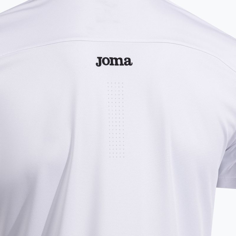 Pánske tenisové tričko Joma Torneo white 4