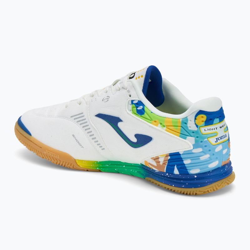 Pánske futbalové kopačky Joma DZ-7 IN white/royal blue 3