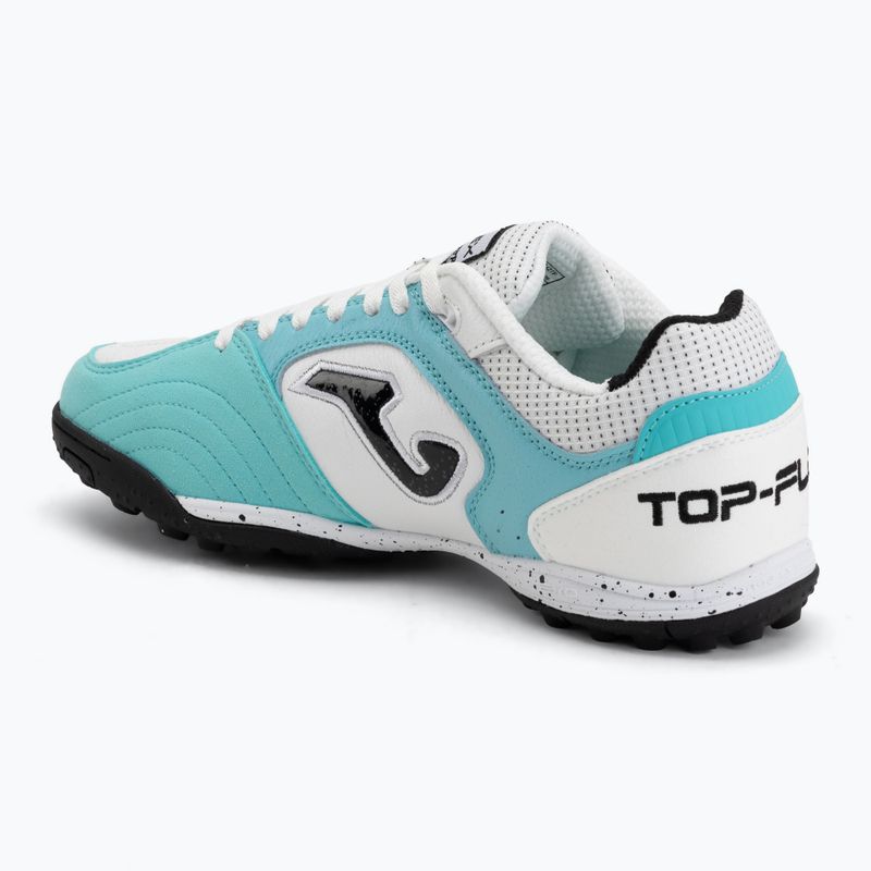 Pánske kopačky Joma Top Flex 2642 TF fluor turquoise/white 3