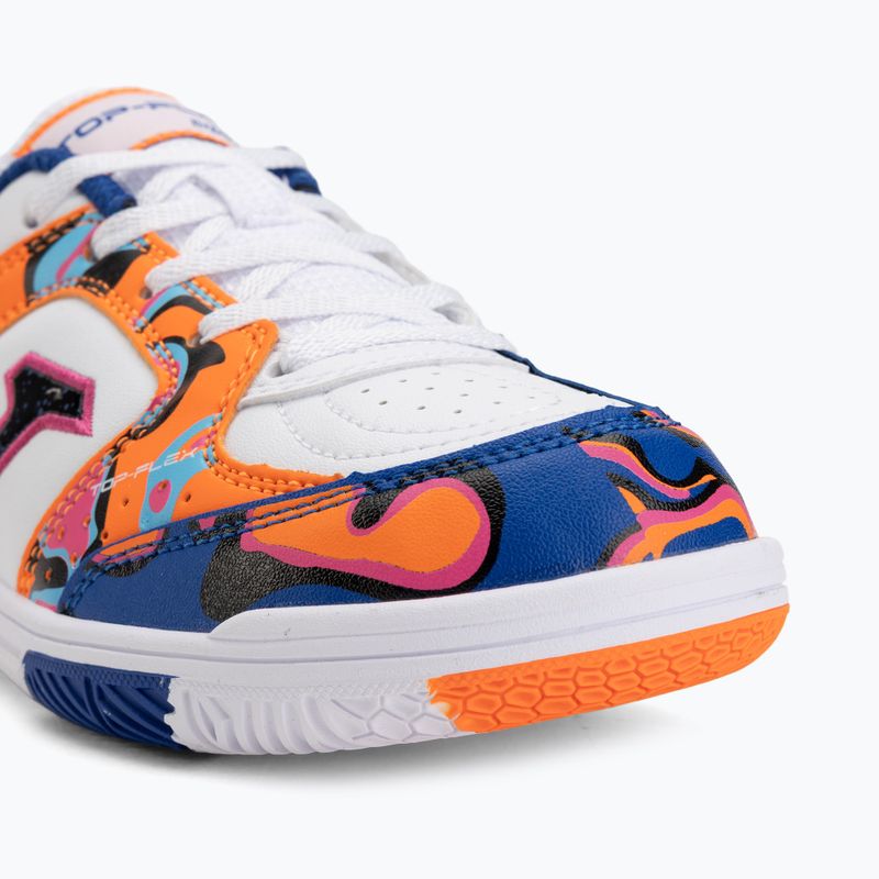 Detské kopačky Joma Top Flex Jr IN white-orange 7