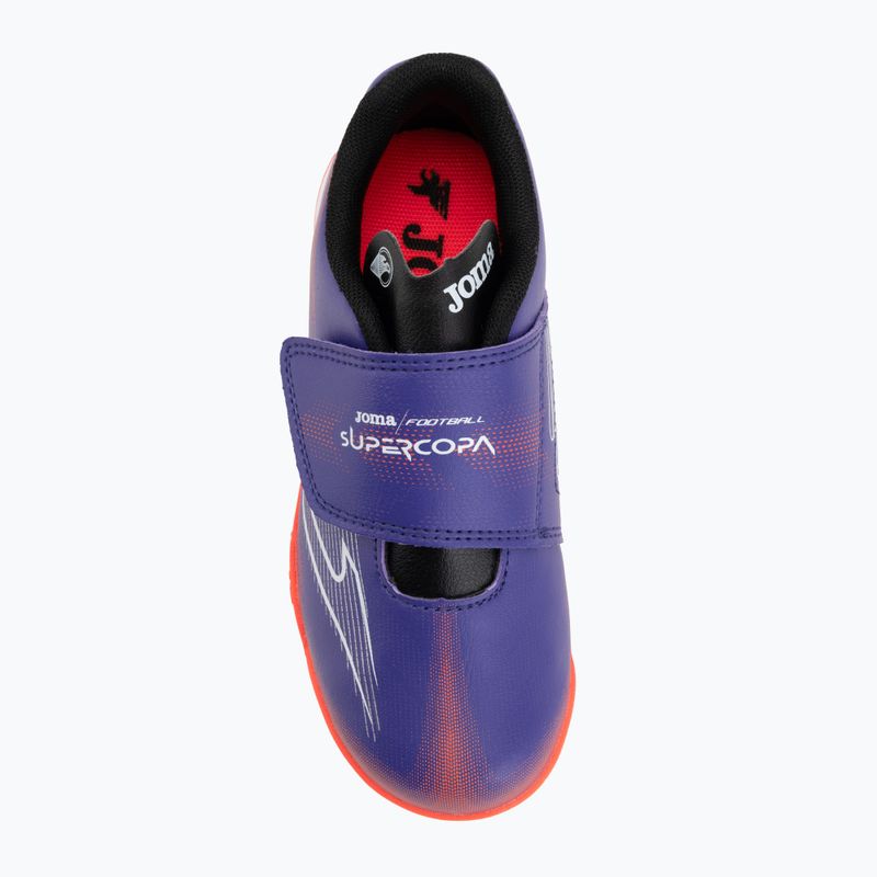 Detské futbalové kopačky Joma Supercopa Jr TF purple 5
