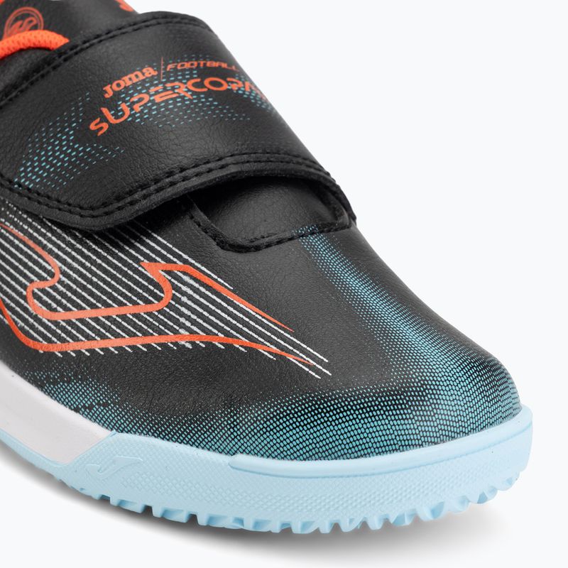Detské futbalové kopačky Joma Supercopa Jr IN black 7