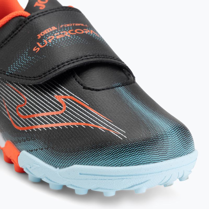 Detské kopačky Joma Supercopa Jr TF black 7