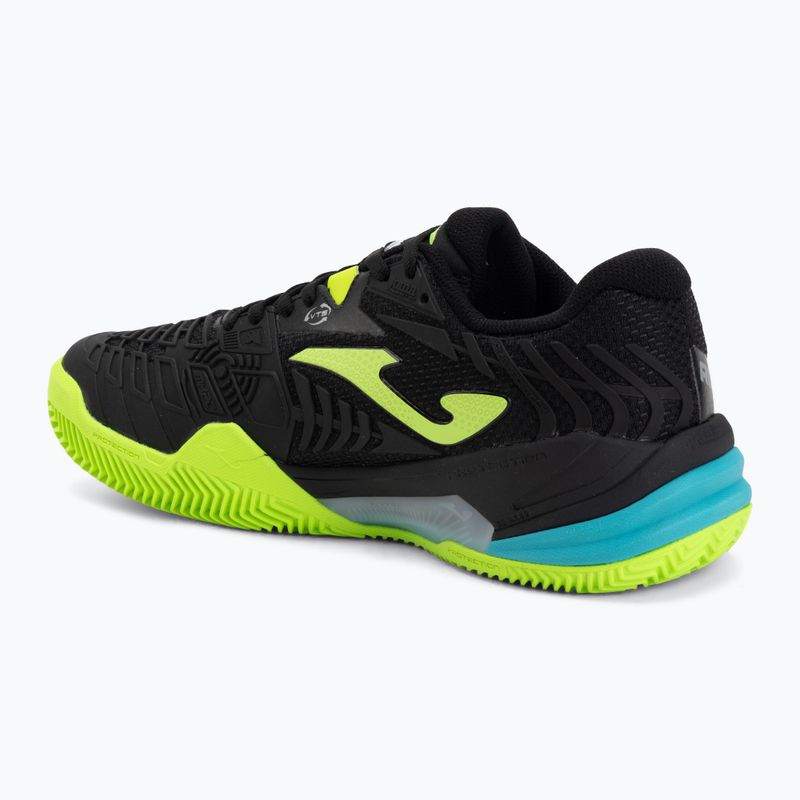 Pánske tenisové topánky Joma Roland C black/fluor yellow 3