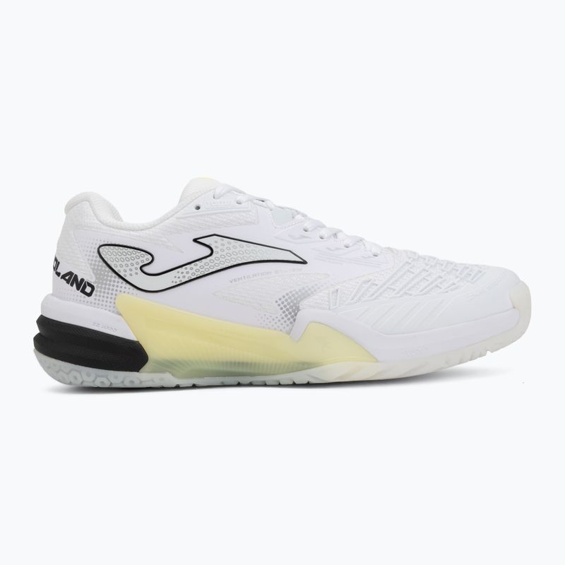 Pánske tenisové topánky Joma Roland AC white yellow 2