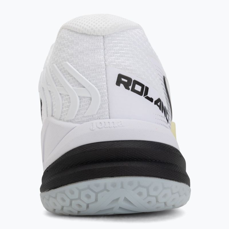 Pánske tenisové topánky Joma Roland AC white yellow 6