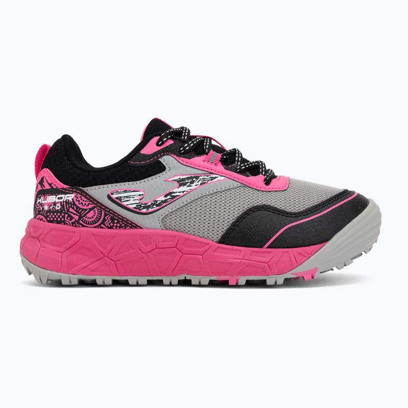 Detské bežecké topánky Joma Kubor Jr gray/fuchsia 2