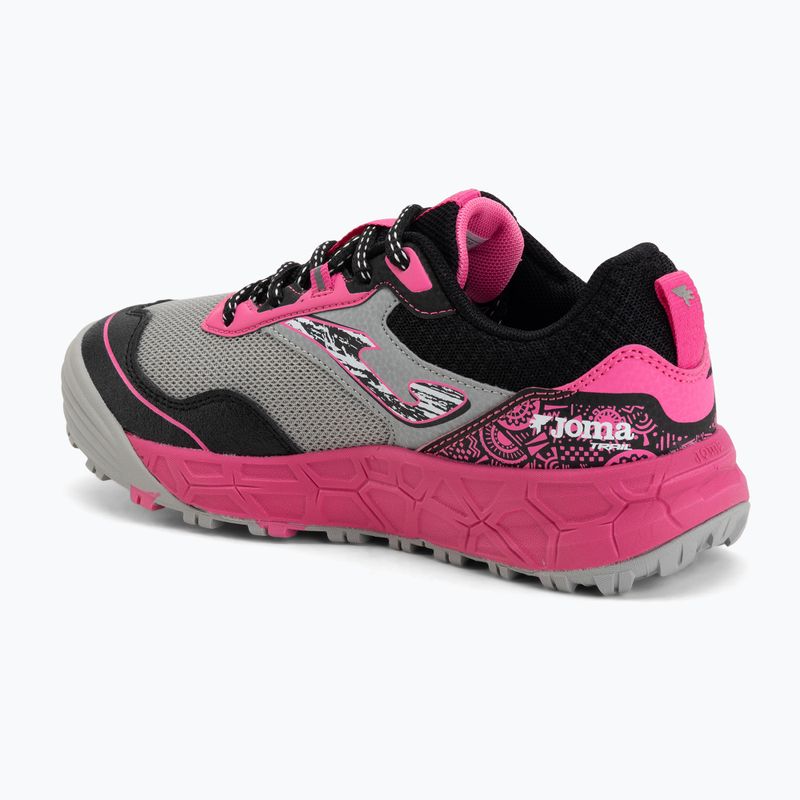Detské bežecké topánky Joma Kubor Jr gray/fuchsia 3
