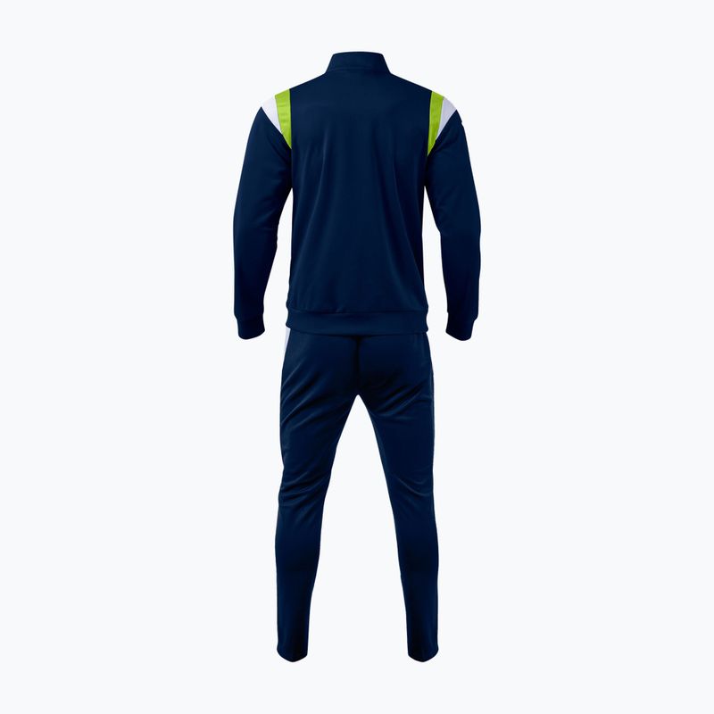 Pánska tepláková súprava Joma Terra dark navy/lime 2