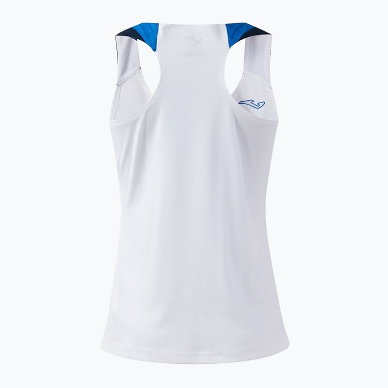 Dámske tenisové tričko Joma Terra Tank Top white/royal 2