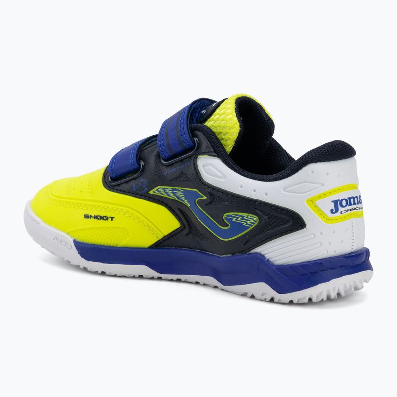 Detské kopačky Joma Cancha Jr IN fluor yellow 3