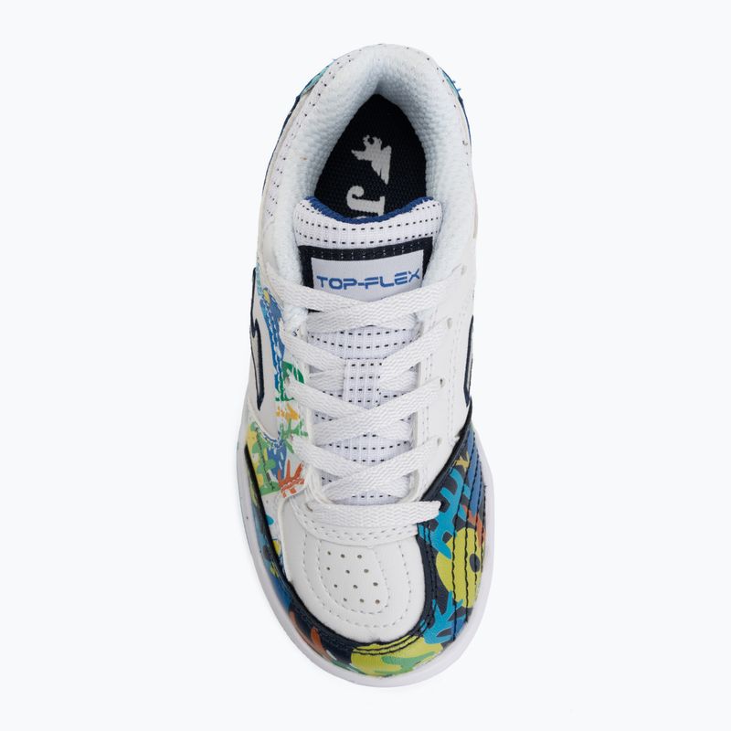 Detské kopačky Joma Top Flex Jr IN white 5