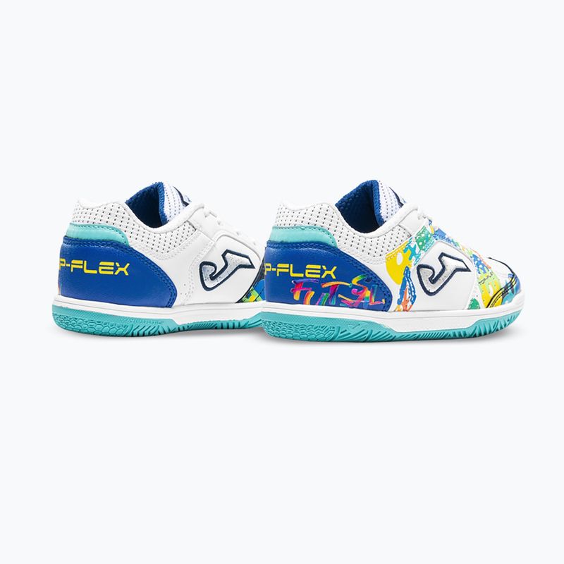 Detské kopačky Joma Top Flex Jr IN white 3