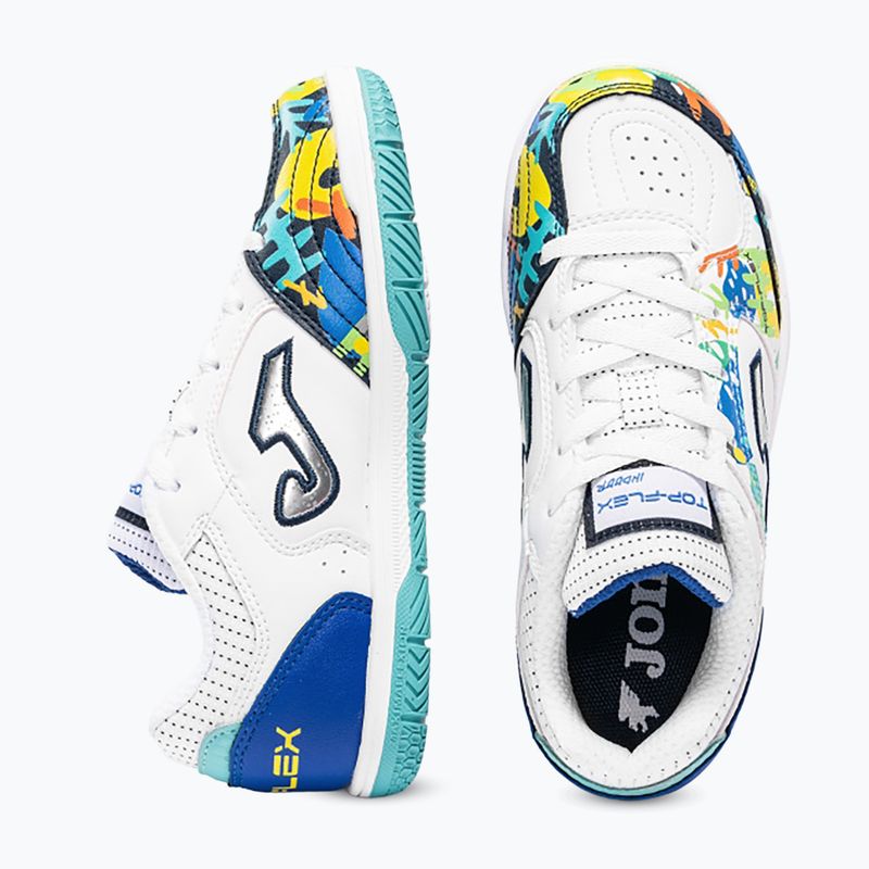 Detské kopačky Joma Top Flex Jr IN white 4