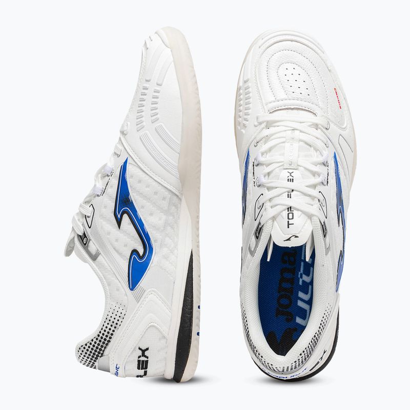 Pánske kopačky Joma Top Flex Ultralight Indoor white/royal blue 4