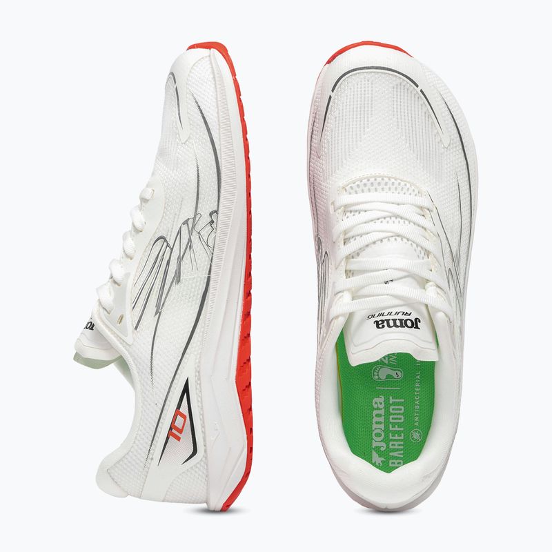 Pánske bežecké topánky Joma Supercross Barefoot white 4
