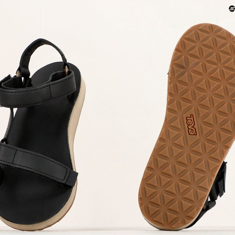 Dámske turistické sandále Teva Original Universal Leather black 13
