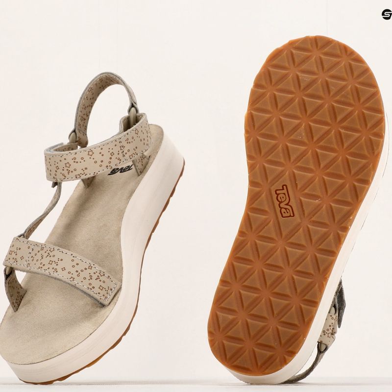 Dámske turistické sandále Teva Midform Universal Star plaza taupe 11
