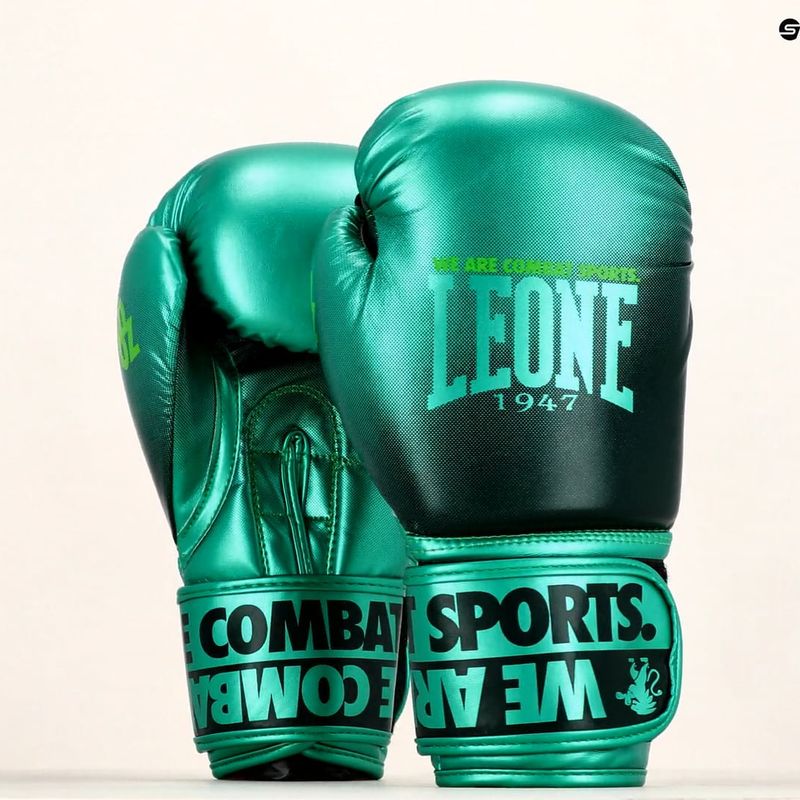 LEONE 1947 Stínované zelené boxerské rukavice GN328 9