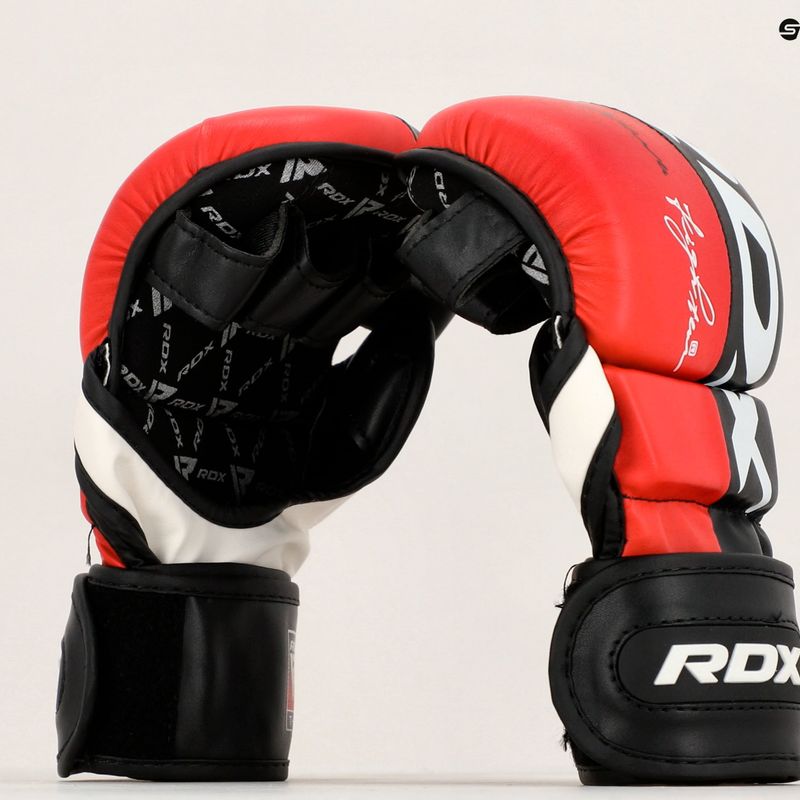 RDX Grapplingové rukavice REX T6 Plus červené 8
