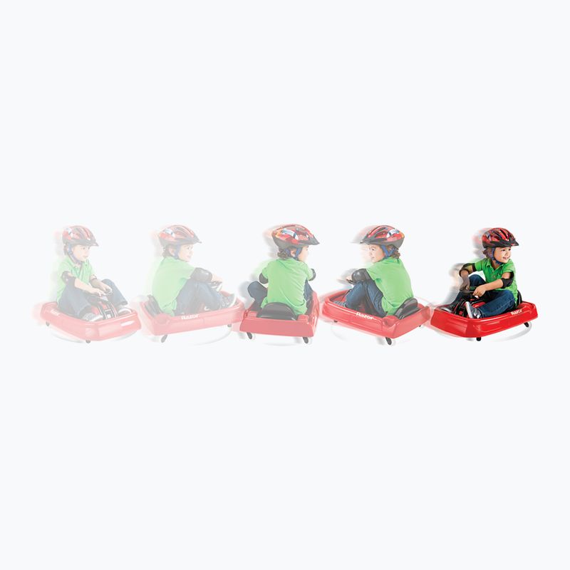Detská elektrická motokára Razor Lil' Crazy Cart červená 8