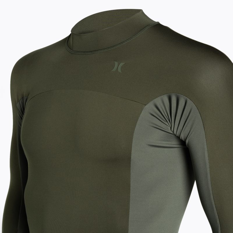 Longsleeve na plávanie pánsky Hurley Channel Crossing Paddle Series olive 4