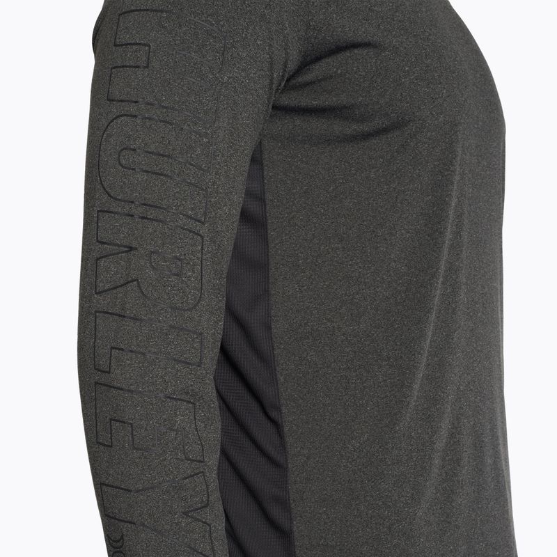 Pánske tričko Hurley H2O-Dri Easton black heather longsleeve 3