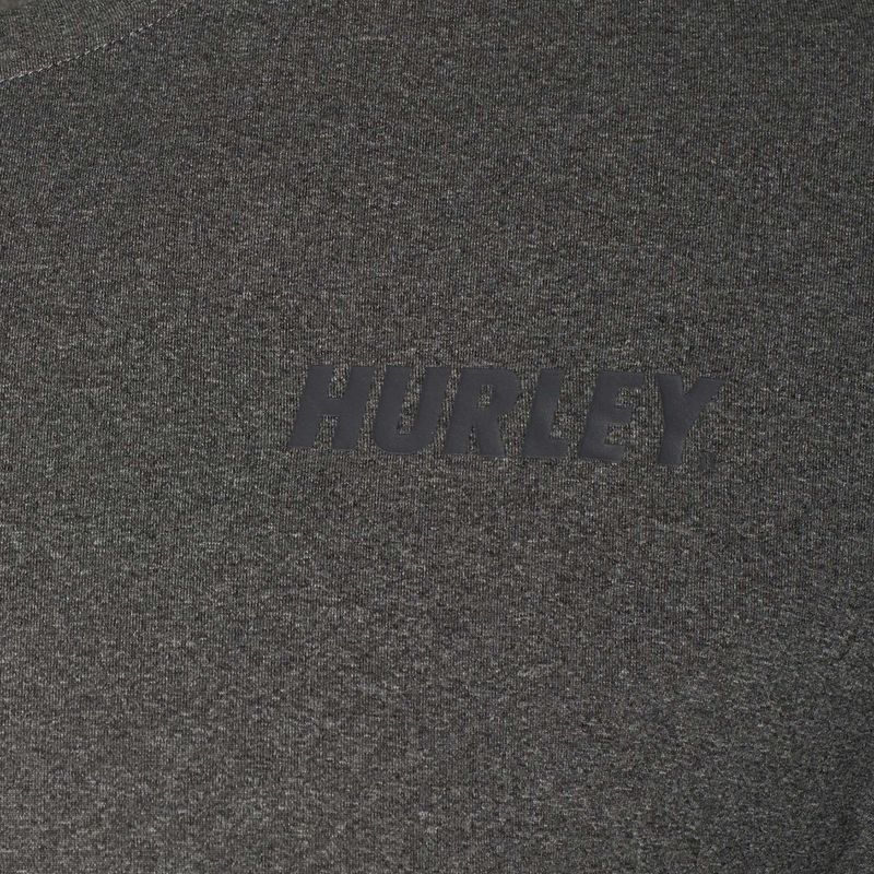 Pánske tričko Hurley H2O-Dri Easton black heather longsleeve 4