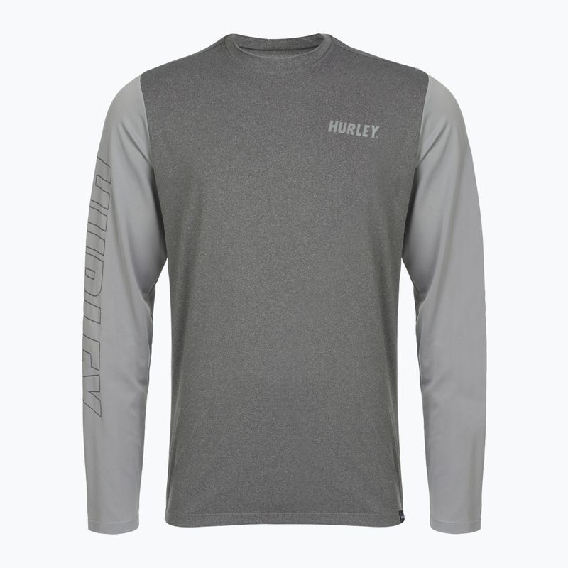 Hurley pánske dlhé rukávy H2O-Dri Easton ion grey heather