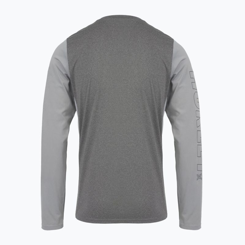 Hurley pánske dlhé rukávy H2O-Dri Easton ion grey heather 2