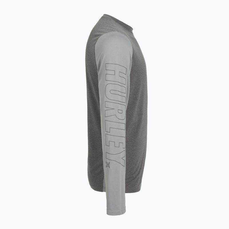 Hurley pánske dlhé rukávy H2O-Dri Easton ion grey heather 3