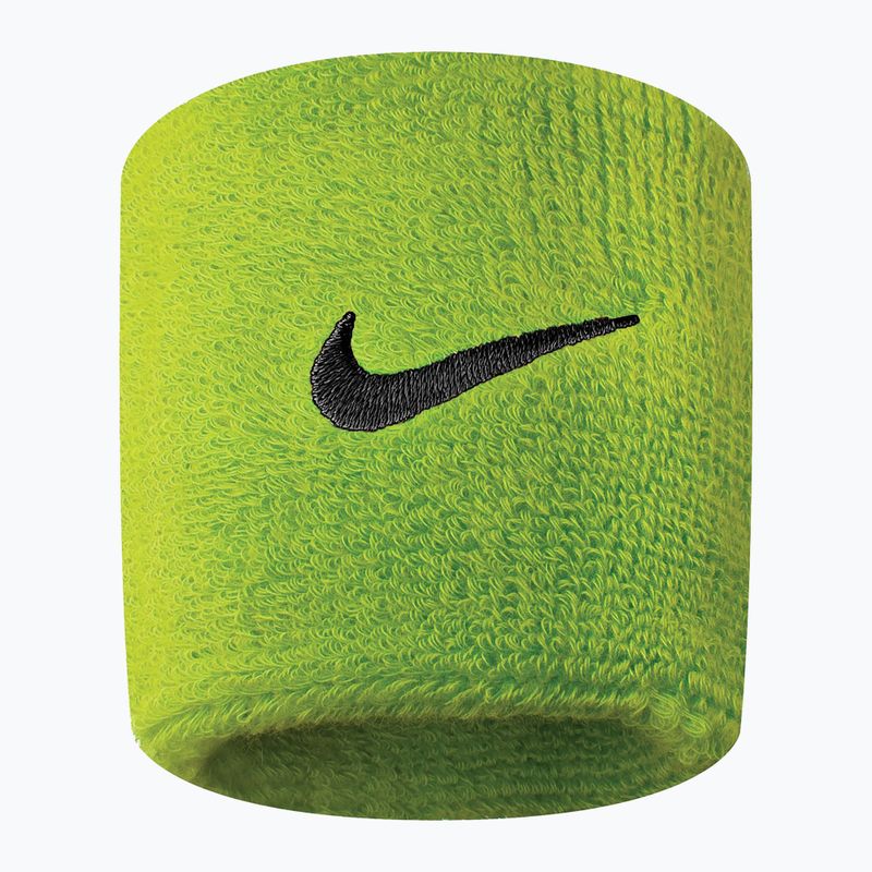 Potítka Nike Swoosh 2 ks atómovo zelená/čierna