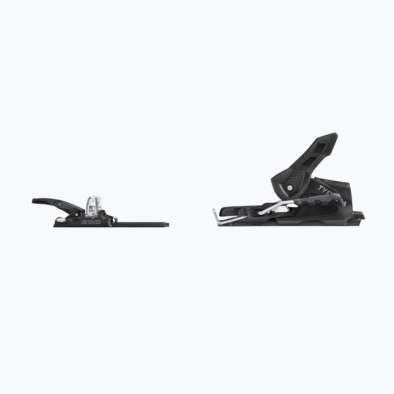 Lyžiarske viazania HEAD Attack Hybrid 11 MN/PT solid black/silver 4