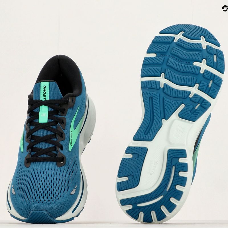Brooks Ghost 15 pánska bežecká obuv morrocan blue/black/spring bud 21