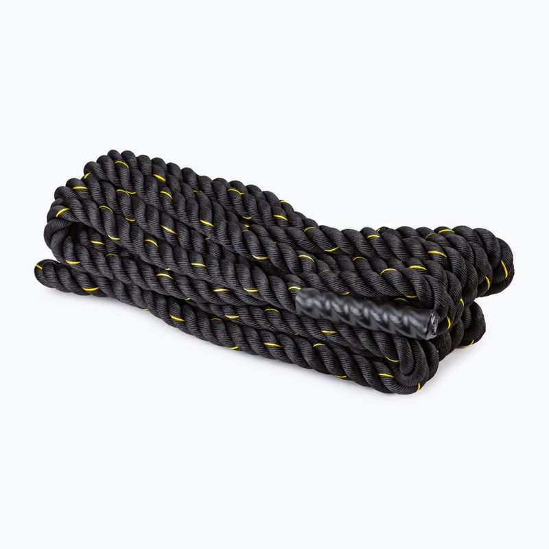 TRX tréningové lano 3,8 cm x 15,24 m čierne EXROPE-50