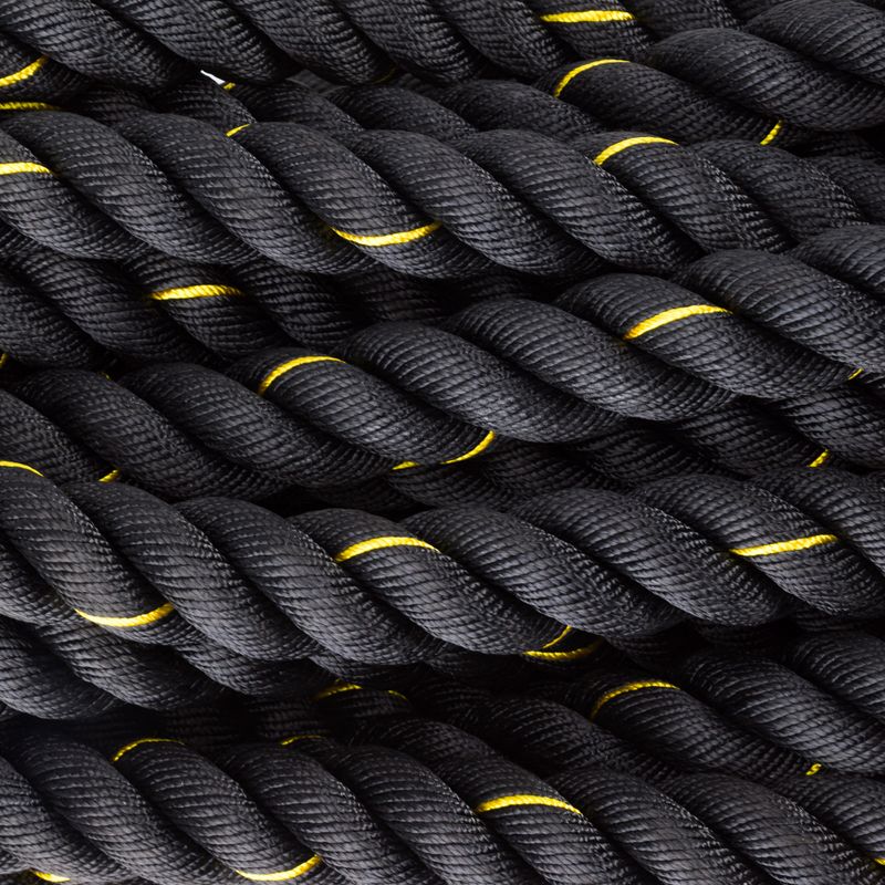 TRX tréningové lano 3,8 cm x 15,24 m čierne EXROPE-50 4