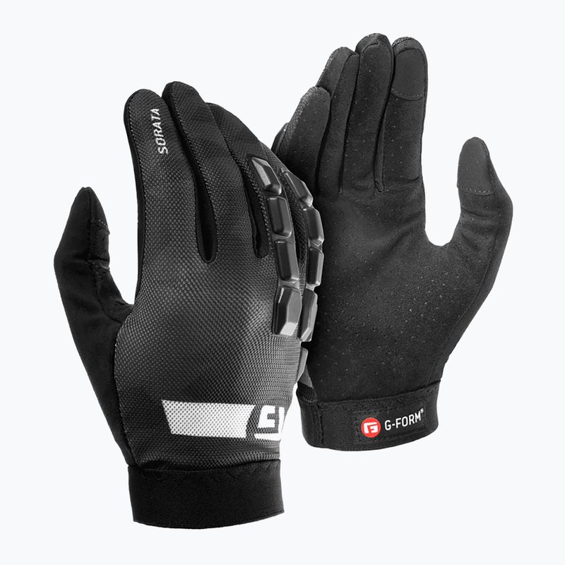 Cyklistické rukavice G-Form Sorata 2 Trail black/white
