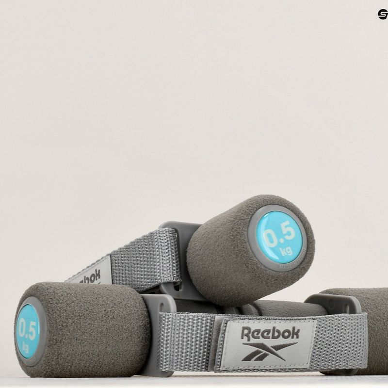 Činky Reebok 2 x ,5 kg šedé RAWT-116BL 12