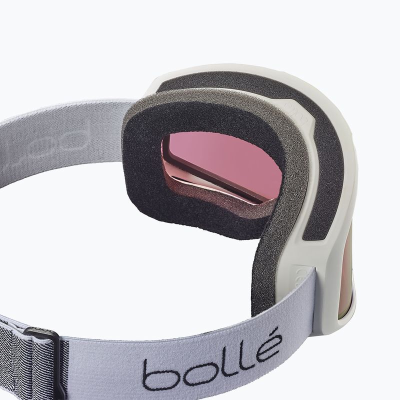 Lyžiarske okuliare Bollé Bedrock Plus white matte/azure 5