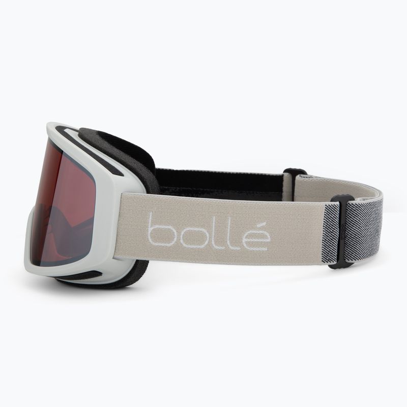 Lyžiarske okuliare Bollé Bedrock Plus lightest grey matte/vermillon 4