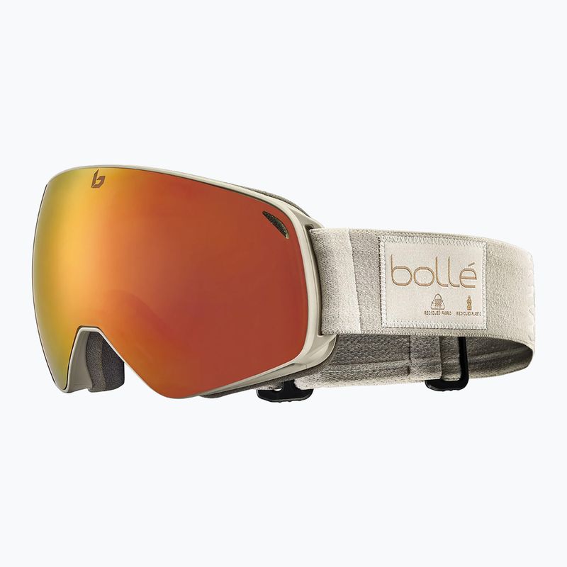 Lyžiarske okuliare Bollé Eco Torus M oatmeal matte/sunrise