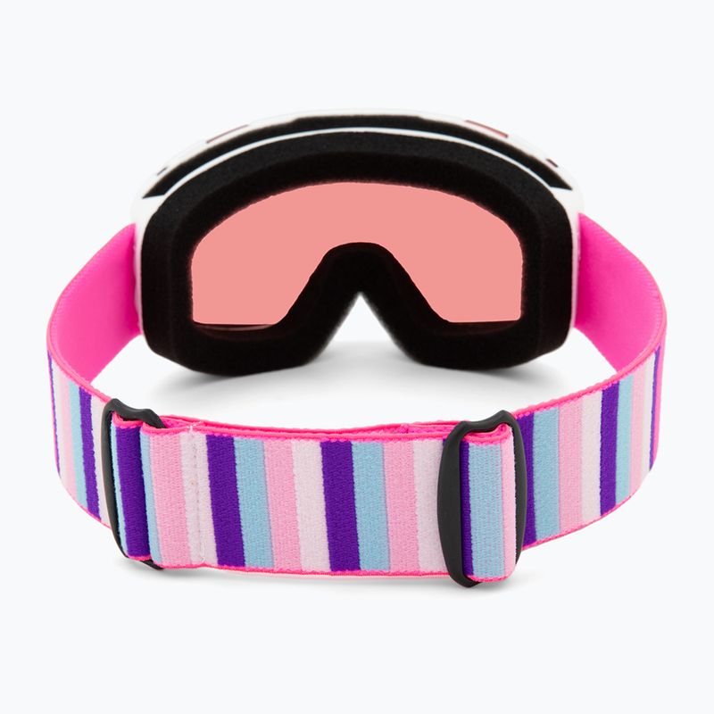 Detské lyžiarske okuliare Bollé Rocket white& pink matte/ vermillon 3