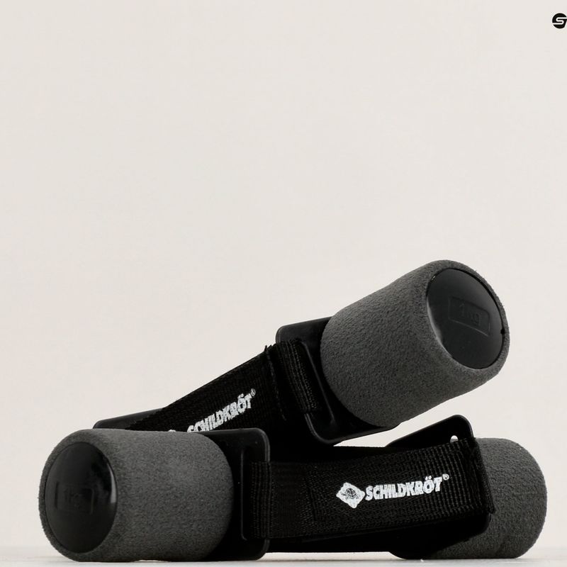 Schildkröt sada činiek Soft Dumbbells 2 x 1 kg black/grey 960009 6