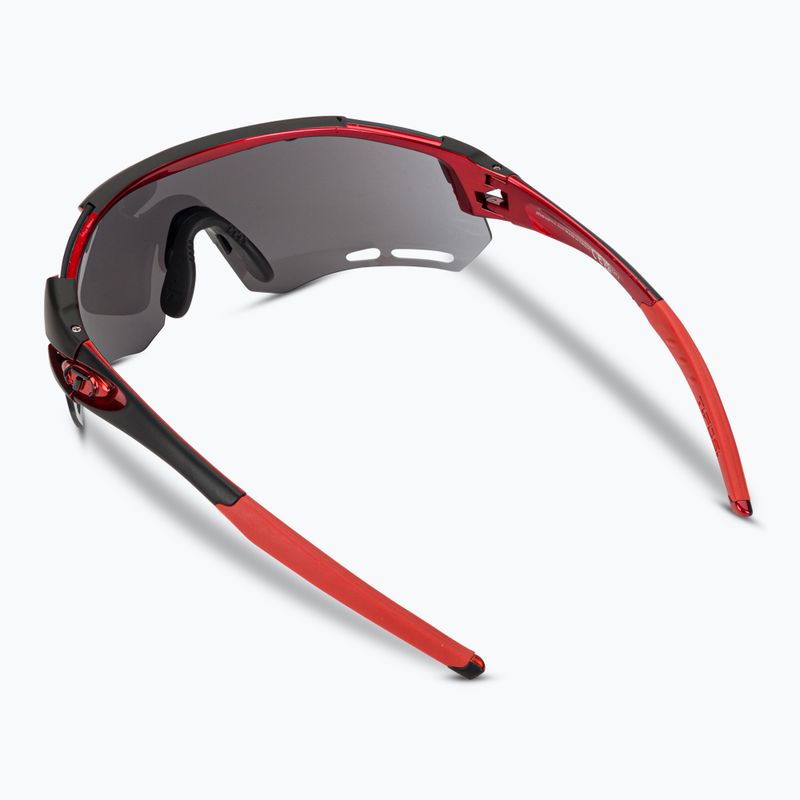 Cyklistické okuliare Tifosi Alliant 3 black red/smoke/ac red/clear 3