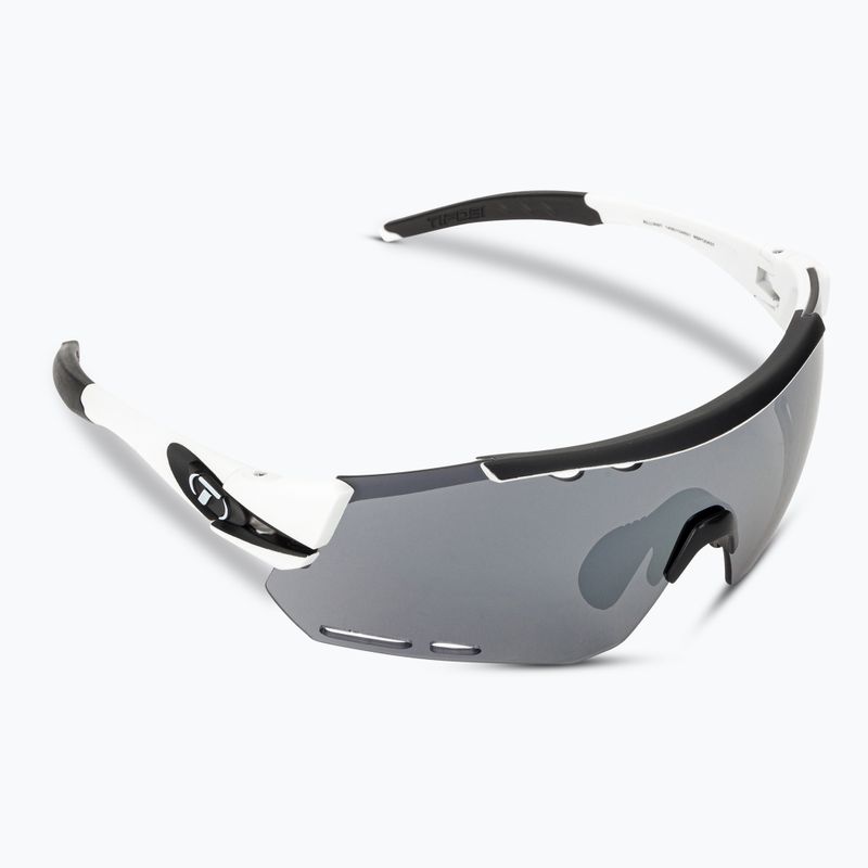 Cyklistické okuliare Tifosi Alliant 3 white black/smoke/ac red/clear 2