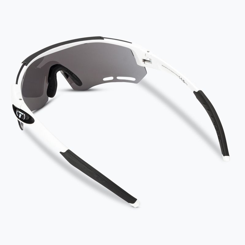 Cyklistické okuliare Tifosi Alliant 3 white black/smoke/ac red/clear 3