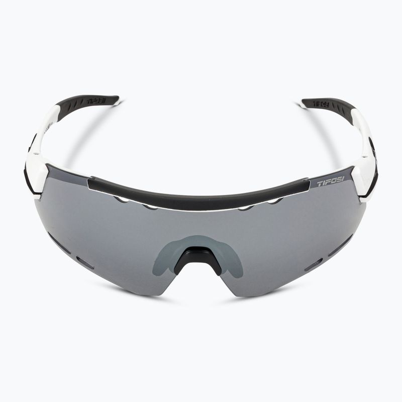Cyklistické okuliare Tifosi Alliant 3 white black/smoke/ac red/clear 4